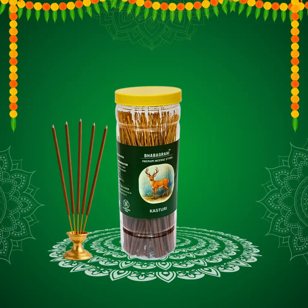 🌿 Bhabagrahi Premium Incense Sticks – Kasturi Fragrance
